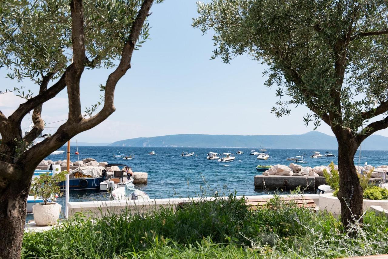 Beachfront Apartment Rosa Del Mar Jardin Mošćenička Draga Kültér fotó